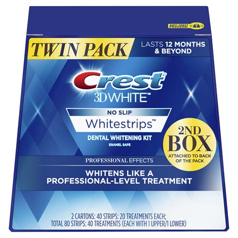 crest white teeth whitening kit.